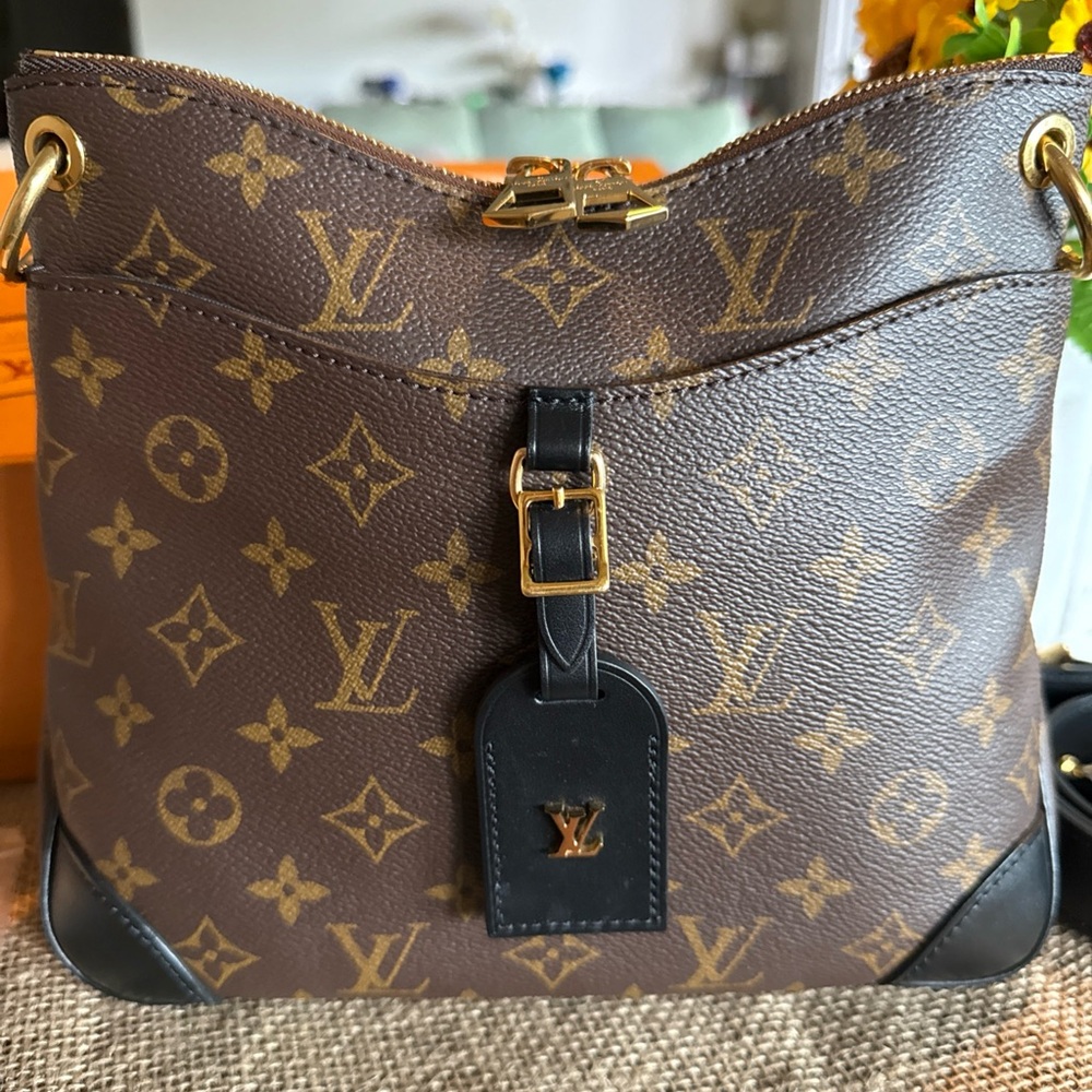 Louis Vuitton Odeon NM Handbag Monogram Canvas PM With Receipt